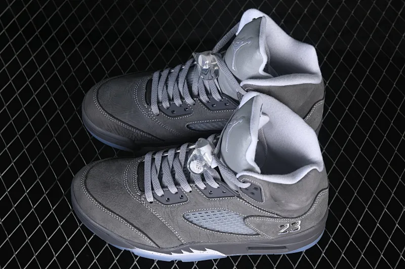 All categories Air Jordan Jordan series basketball shoes Air Jordan 5 TG version Air Jordan 5 "Wolf Grey" AJ5 Joe 5 Wolf Gray first layer basketball shoes DD0587-002